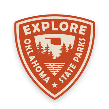 Oklahoma - Explore Badge Sticker