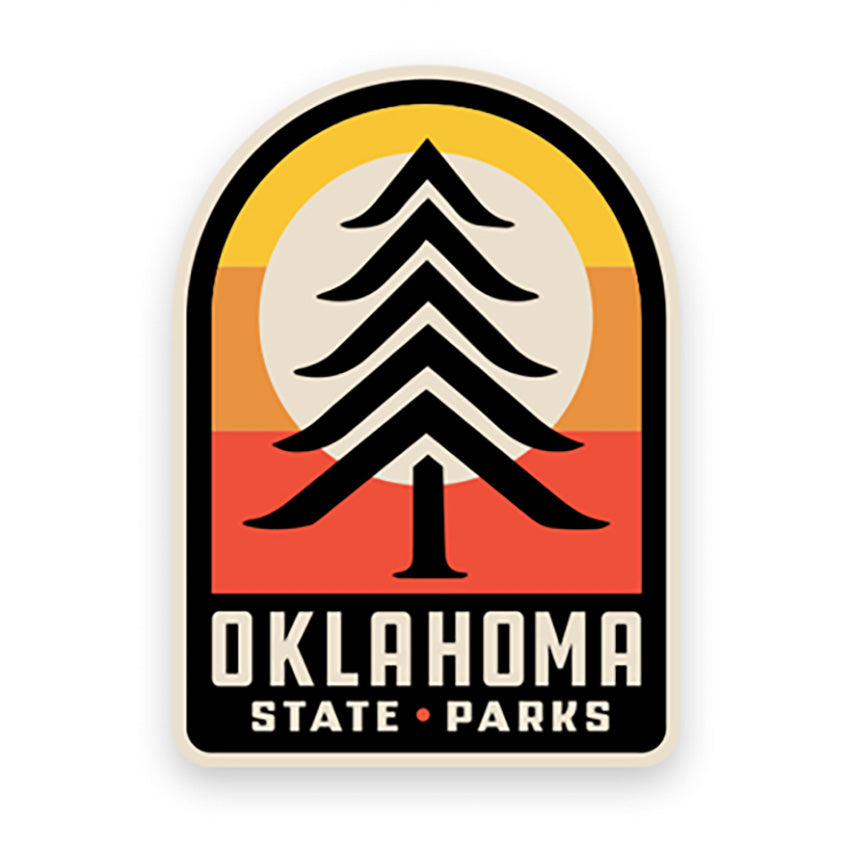 Oklahoma State Parks Sunset Sticker