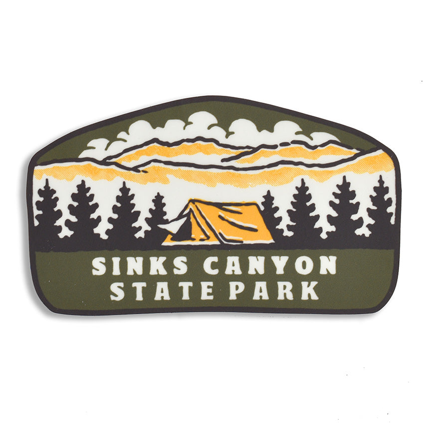 Sinks Canyon - Campout Sticker