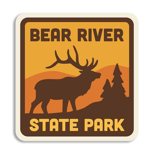 Bear River State Park - Elk Silhouette Sticker