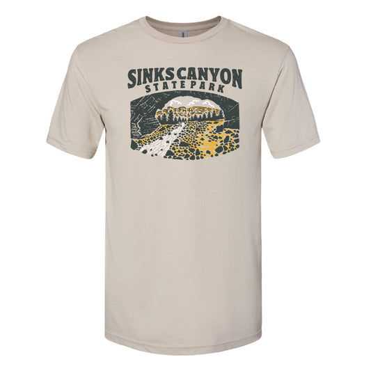 Sinks Canyon - Vintage Postcard Tee