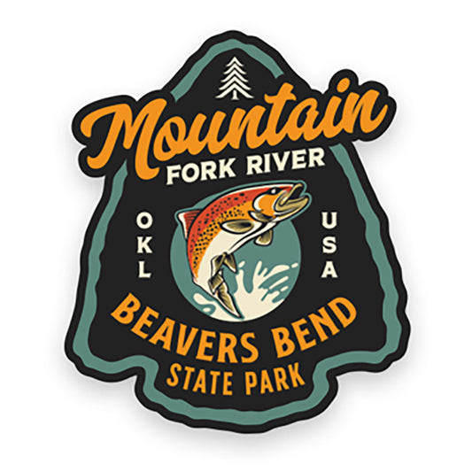 Oklahoma Beavers Bend Sticker